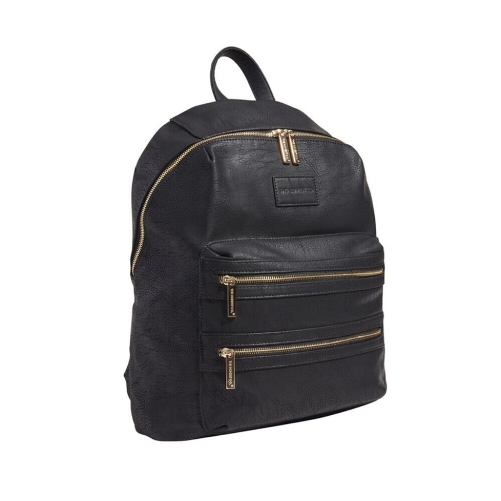 The Honest Company Black and Gold Baby Bag with Durable Design